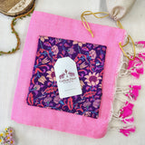 Premium Handloom Cotton Saree – Light Pink Cotton Saree with Designer Print Blouse