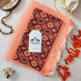 Elegant Handloom Cotton Saree – Soft Peach Cotton Saree with Kalmakari Blouse