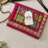 Cherry Rani Bandhani Print Soft Georgette Saree with Elegant Digital Print Blouse