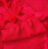 Elegant Handloom Cotton Saree – Red Cotton Saree with Designer Blouse
